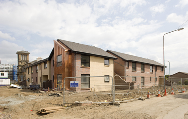 Housing nearing completion at Harhill Street